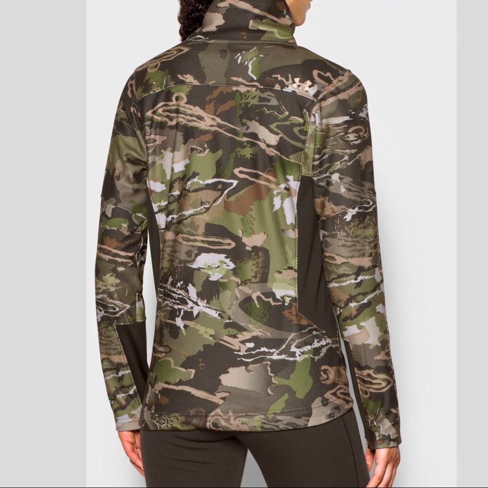 Under Armour Early Season 1/2 Zip Long Sleeve Top - Picture 3 of 6
